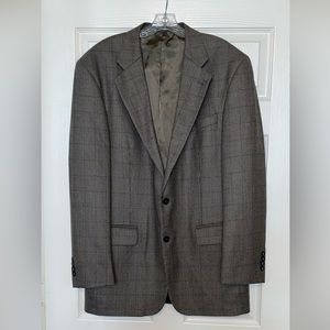 Men’s Oscar de la Renta Two Button Sports Coat, Size 42 Long